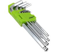 Sealey S01260 Siegen Lungo Estremità a Sfera Set Chiavi Esagonali 9pc