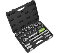 Sealey S01288 Siegen Estensione Cricchetto Presa Set 1.3cmSq Drive 26pc