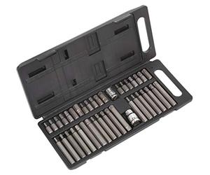 Sealey s0982 TRX-Star/Spline/Punta Esagonale, 3/8/1/2 Square Drive, Set di 40