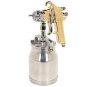 Sealey S701 Spray Pistola Professionale Oro Serie a Ventosa Feed 1.8mm Set-Up