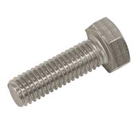 Sealey S825S Acciaio Inox Testa Esagonale Set Vite din 933 - M8 X 25 A2 Pacco 50