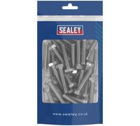 Sealey S840S Acciaio Inox Set Vite - M8 X 1.25 Pitch, din 933 - Confezione Di 50