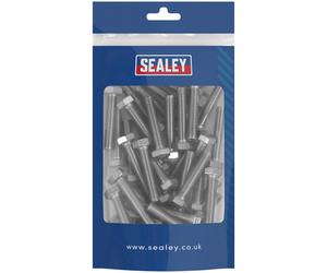 Sealey S840S Acciaio Inox Set Vite - M8 X 1.25 Pitch, din 933 - Confezione Di 50