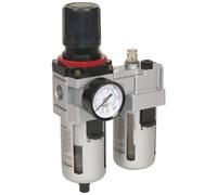 Sealey Filtro Aria Regolatore Lubrificatore Alto Flusso 99cfm SA4001