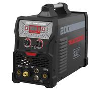 Sealey Saldatrice Inverter TIG MMA AC/DC Pulse 200A 230V Portatile TIGACDC200