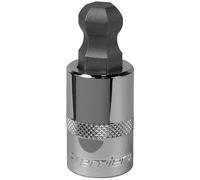 Sealey Estremità a Sfera Esagonale Presa Punta 14mm 1.3cmSq Drive SBBH011