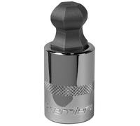 Sealey Estremità a Sfera Esagonale Presa Punta 17mm 1.3cmSq Drive SBBH012