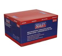 Sealey Multiuso Carta Salviette IN Dispenser Scatola - Creped Turchese 69gsm 160