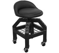 Sealey SCR03B Scorrevole Sgabello Pneumatico + Regolabile Altezza Perno Sedile &