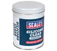 Sealey Silicone Trasparente Grasso 500g Barattolo SCS102