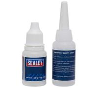 Sealey SCS908 Fast-Fix Filler & Adesivo - Nero