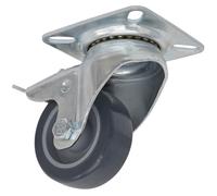 Sealey Rotella Piastra Girevole Ruota Con Totale Blocco 50mm SCW250SPL