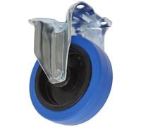 Rotella Ruota Fisso Piastra Ø125mm SCW3125FP Sealey Nuovo