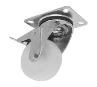 Sealey Resistente Nylon Rotella Ruota Girevole Con Totale Blocco 80mm - Trade