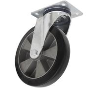 Sealey SCW5125SPEM Resistente Gomma Girevole Rotella Ruota Ø125mm - Lotto