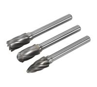 Sealey SDBCK3 Tungsteno Carburo Rotante Frese Set 3pc Estrattore/Zigrinato