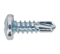 Sealey SDPH4213 Auto Perforazione Vite 4.2 x 13mm Pan Testa Phillips Zinco Pacco