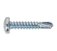 Sealey SDPH4825 Auto Perforazione Vite 4.8 x 25mm Pan Testa Phillips Zinco Pacco
