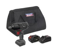 Sealey senza Spazzola Avvitatore Kit 1.3cmSq Drive 20V 4Ah SV20 Serie