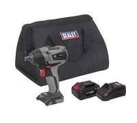 Sealey senza Spazzola Avvitatore Kit 1.3cmSq Drive 20V SV20 Serie 350Nm 4Ah