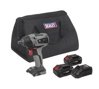 Sealey senza Spazzola Avvitatore Kit 1.3cmSq Drive 20V SV20 Serie 4Ah