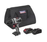 Sealey Kit trapano a percussione senza spazzole serie SV20 Ø13mm 2Ah 20V - CP20VDDXKIT1
