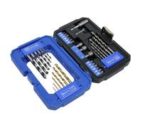 Sealey Set di Accessori per Trapano e Punte per Trapano Professionali, 35 pezzi AK3735