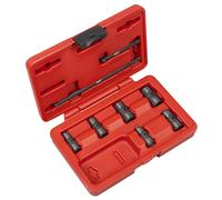 Sealey Set Di Bussole A Impatto Con Supporto Ribaltabile 1/4 8 Pezzi SX08