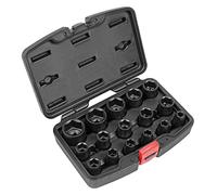 Sealey Set chiavi a bussola metriche 1,3 cm 16 pezzi 10–32 mm AK5624M