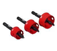 Sealey Set di seghe a tazza a parete sottile, 3 pezzi, TWHS3