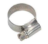 Sealey SHCSS00 Tubo Clip Acciaio Inox Ø12-22mm Confezione Di 10