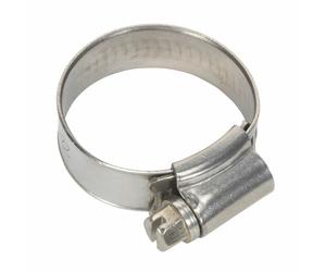 Sealey SHCSS0X Manichetta Clip Acciaio Inox Ø22-32mm Confezione 10