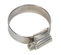 Sealey SHCSS1A Tubo Clip Acciaio Inox Ø25-38mm Confezione 10
