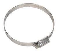 Sealey Tubo Clip Acciaio Inox 80-100mm Confezione Di 5 SHCSS4