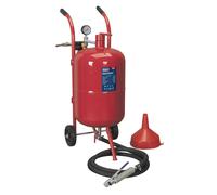Sealey Shot Blaster Con Trappola Per Acqua E Ruote 37L SB997