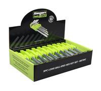 Sealey Siegen Metrico Lungo Estremità a Sfera Esagonale Key Set 9pc Display 10