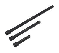 Sealey Siegen Set Aste Prolunghe Ad Impatto 3/8"D 3 Pezzi 75mm 150mm 50mm S01321