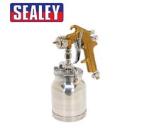 Sealey/Siegen Spray Pistola a Ventosa Alimentazione 1.7mm Abiti Acqua Base O
