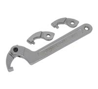 Sealey Regolabile C Chiave - Gancio & Pin Chiave Set 4pc 32-76mm SMC2M