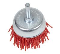 Sealey Spazzola A Filo In Nylon Con Punta 6mm 50mm NFB50