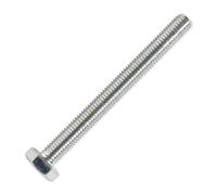 Sealey SS10100 HT Vite di Arresto M10 X 100mm 8.8 Zinco din 933 Confezione Di 25