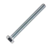 HT Vite di Arresto M8 X 75mm 8.8 Zinco Confezione Di 25 - Sealey SS875 Nuovo