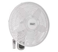 Sealey SWF18WR parete fan 3-speed 45,7 cm con telecomando 230 V