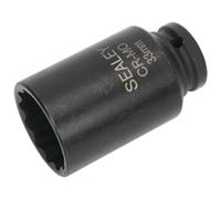 Sealey SX0041 Impact Presa 33mm Bi-Esagonale Profondo 1.3cmsq Drive