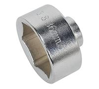 Sealey SX114 Drive Profilo Basso Filtro Olio Socket 36mm 3/8" Sq, Rosso