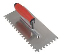 Sealey T7808 Acciaio Inox 8mm con Tacche Cazzuola con Gomma Maniglia 270mm