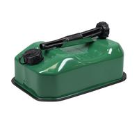 Sealey Tanica Benzina 5L Verde Con Beccuccio Versatore Ampia Base Piatta JC5RG