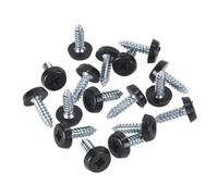 Sealey Targa Vite Plastica Racchiuso Testa 4.8 x 18mm Nero Pacco Di 50 PTNP3