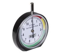 Sealey Tasca Tipo Battistrada Pneumatico Spessore Comparatore Scala 0-11mm A 1mm