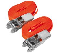 Sicurezza Personale Cricchetto Legante 25mm X 4.5m 800kg Breaking Forza - Coppia